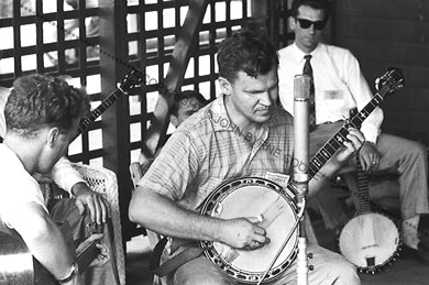 Doc Watson on banjo