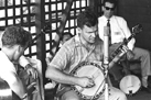 Doc Watson on banjo