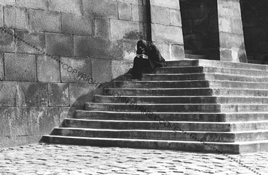 Girl on steps, 1964
